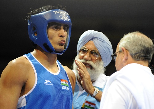 拳击项目激烈对决,印度选手获得金牌 拳击项目激烈对决,印度选手获得金牌