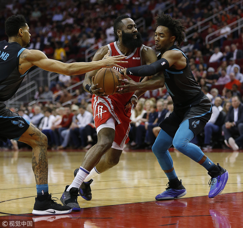 火箭击败黄蜂逆转形势